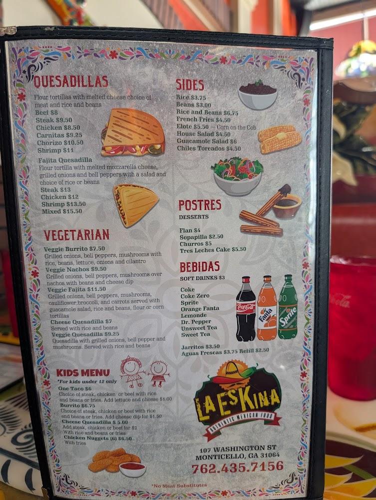 Taqueria La Eskina Menu image 4